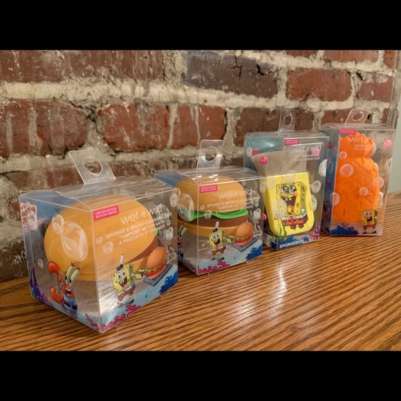 Spongebob wet n wild cosmetics cleaning makeup lot - Picture 2 of 12
